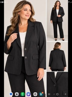 Classic Black Women's Blazer Jacket